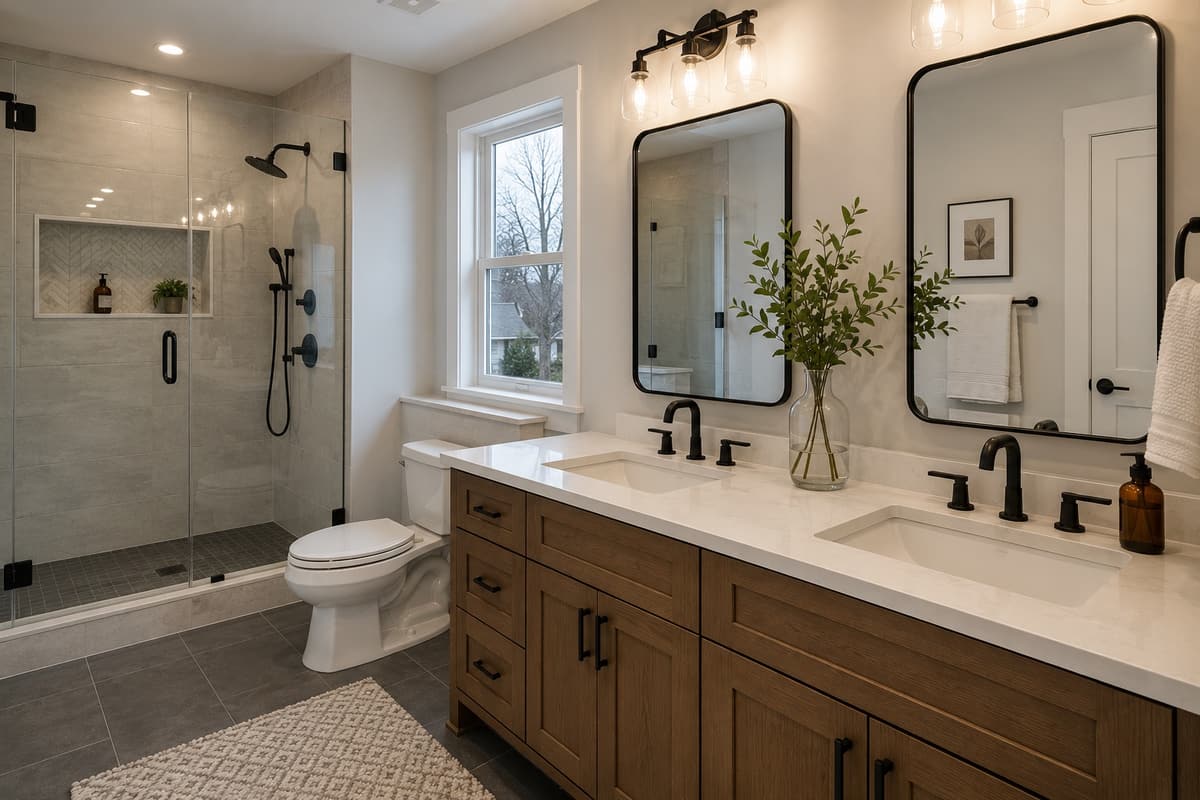 Bathroom Remodel by Gene Laughner Construction in Erie, PA
