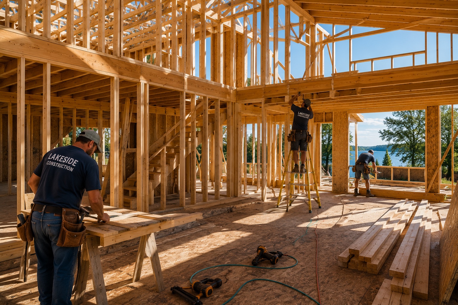 Framing by Gene Laughner Construction in Erie, PA